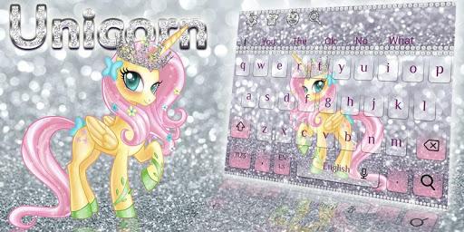 Cute Princess Unicorn Keyboard - عکس برنامه موبایلی اندروید