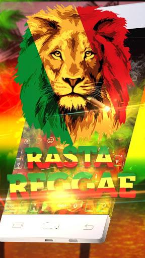 Rasta Reggae Lion Keyboard - Image screenshot of android app