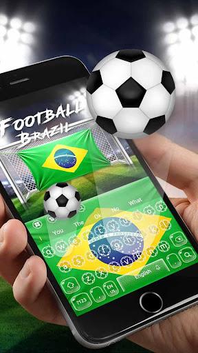 Brazil Football Keyboard - Image screenshot of android app