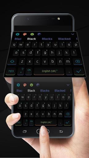 Swift Black Keyboard - Image screenshot of android app