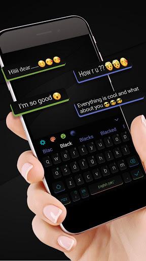 Swift Black Keyboard - Image screenshot of android app
