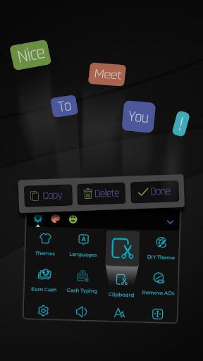 Swift Black Keyboard - Image screenshot of android app