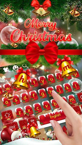 Happy Merry Christmas Keyboard Theme - عکس برنامه موبایلی اندروید