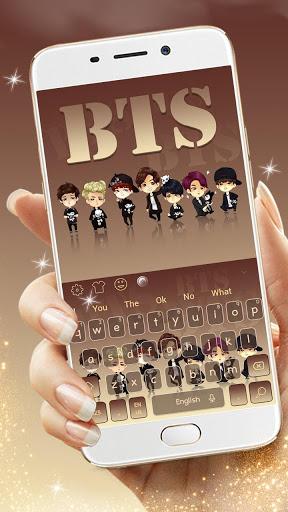 Cool BTS Band Keyboard Theme - عکس برنامه موبایلی اندروید