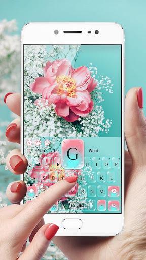 Flower keyboard - عکس برنامه موبایلی اندروید