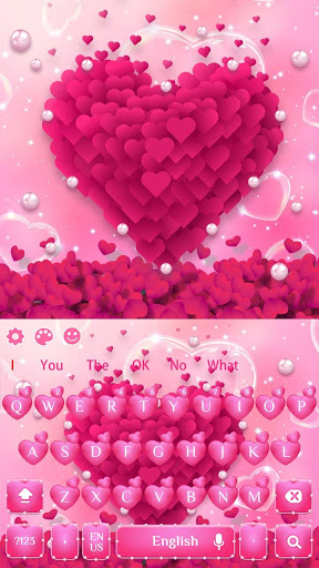 pink love keyboard apk