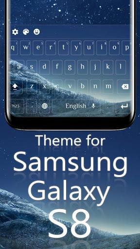 Galaxy S8 Samsung Keyboard - عکس برنامه موبایلی اندروید