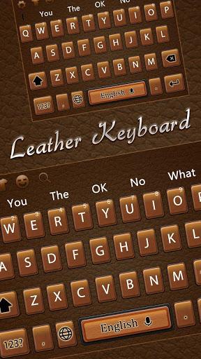Leather Business Keyboard - Image screenshot of android app
