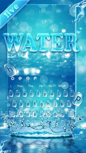 Live Water Keyboard Theme - عکس برنامه موبایلی اندروید