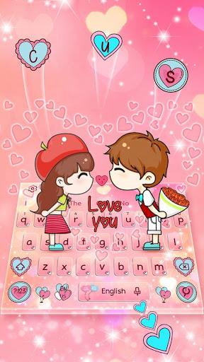 Love Couple Keyboard - عکس برنامه موبایلی اندروید