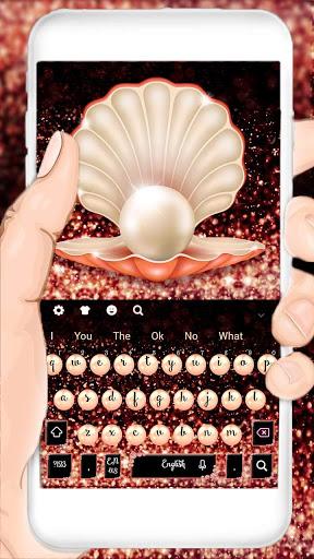 Love Glitter Pearl Keyboard - عکس برنامه موبایلی اندروید