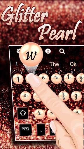 Love Glitter Pearl Keyboard - عکس برنامه موبایلی اندروید