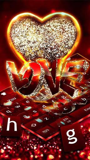 Love Heart Keyboard - Image screenshot of android app