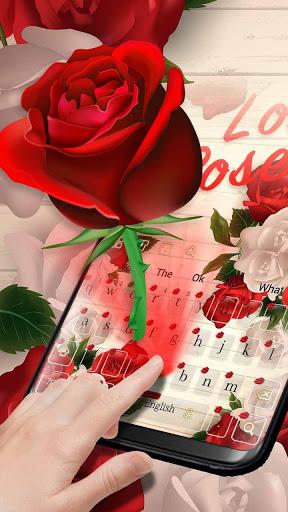 Love Roses Keyboard - عکس برنامه موبایلی اندروید