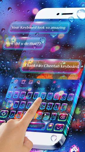 SMS Luminous Keyboard Theme - Image screenshot of android app