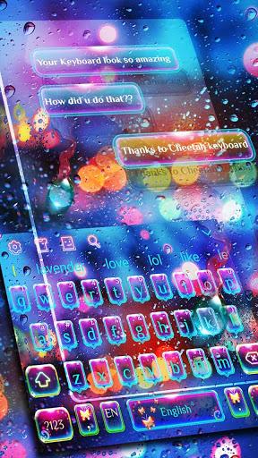 SMS Luminous Keyboard Theme - Image screenshot of android app