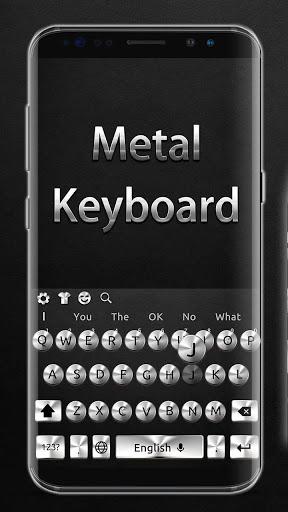 Black Metal Keyboard - Image screenshot of android app