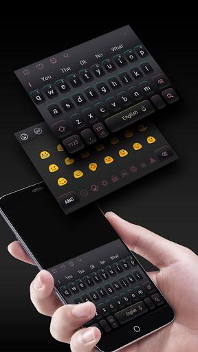 Modem Black Keyboard - Image screenshot of android app