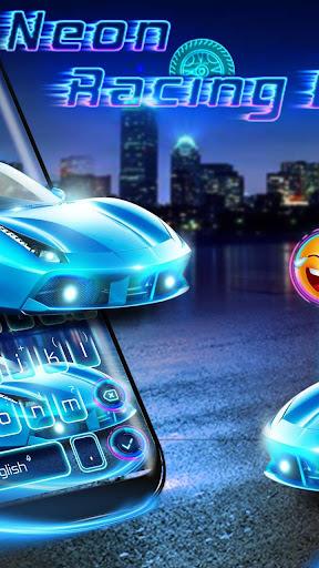 Urban Neon Car Keyboard - عکس برنامه موبایلی اندروید