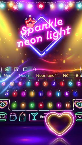 Sparkle Neon LED Light Keyboard - عکس برنامه موبایلی اندروید