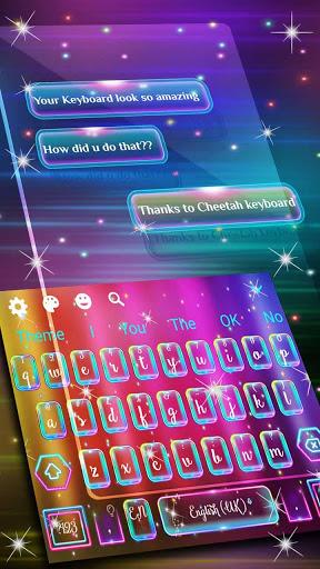 Neon Messenger Keyboard - Image screenshot of android app