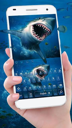 Ocean Shark Keyboard - عکس برنامه موبایلی اندروید