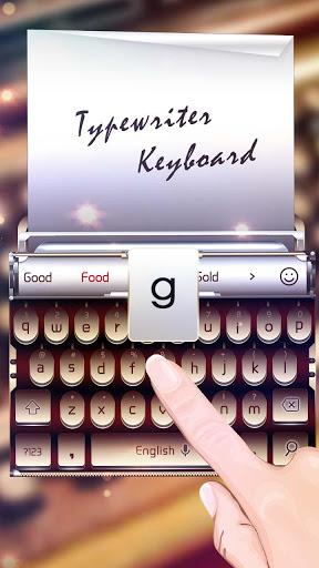 Typewriter Keyboard - Image screenshot of android app