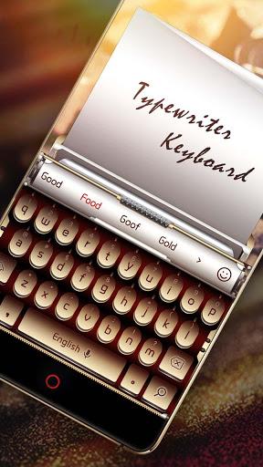 Typewriter Keyboard - Image screenshot of android app