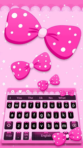 Cute Kitty theme Pink Bow Kitty for Android - Download