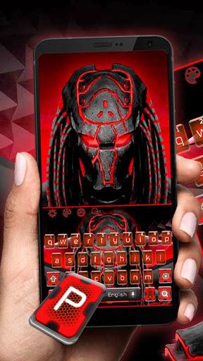 Predator Black Red Theme - عکس برنامه موبایلی اندروید