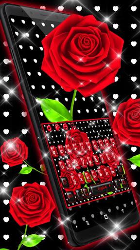 Red Rose Keyboard - Image screenshot of android app