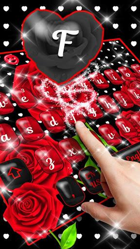 Red Rose Keyboard - عکس برنامه موبایلی اندروید