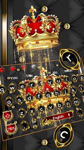 Royal Luxury Crown Keyboard Theme - Image screenshot of android app