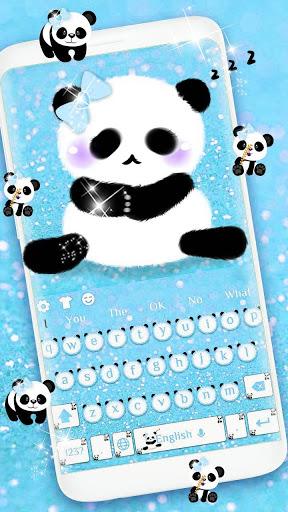 Blue Panda Keyboard - Image screenshot of android app