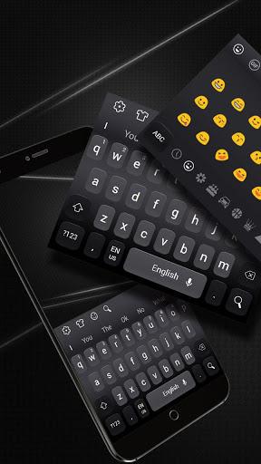 Simple Black Keyboard Theme - عکس برنامه موبایلی اندروید