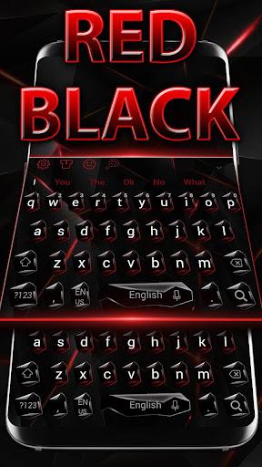 Black Red Metal Keyboard - عکس برنامه موبایلی اندروید