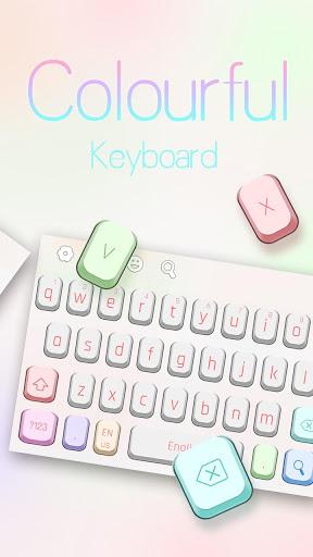 Simple Colorful Keyboard - Image screenshot of android app