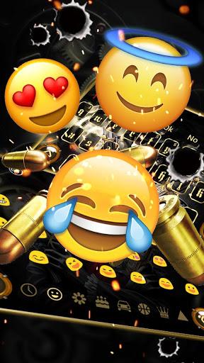 Skull Gun Keyboard - عکس برنامه موبایلی اندروید