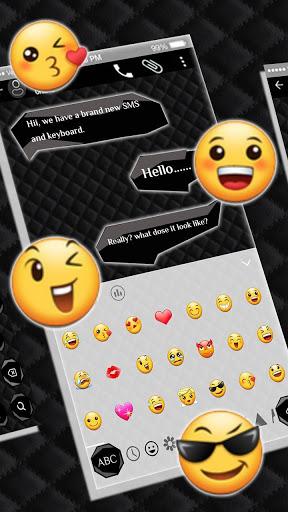 SMS Black Keyboard - عکس برنامه موبایلی اندروید
