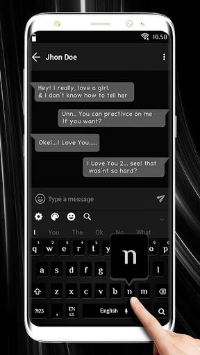 Simple Black keyboard - Image screenshot of android app