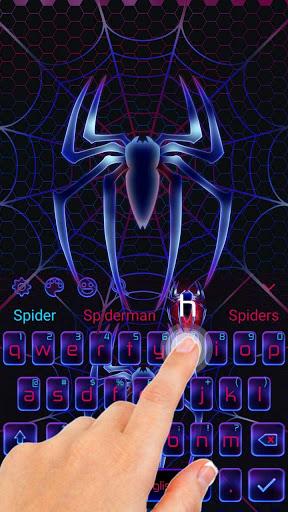 Spider Keyboard Theme - عکس برنامه موبایلی اندروید