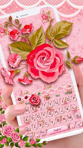 Spring Rose Keyboard - Image screenshot of android app