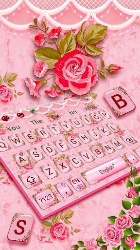 Spring Rose Keyboard - Image screenshot of android app