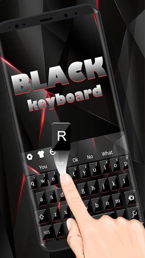 Stylish Black Keyboard - Image screenshot of android app