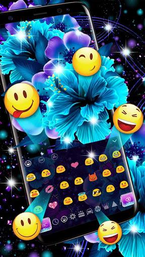 Twinkle Flower Butterfly Keyboard - عکس برنامه موبایلی اندروید