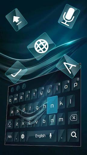 Navy Keyboard for Huawei P10 - Image screenshot of android app