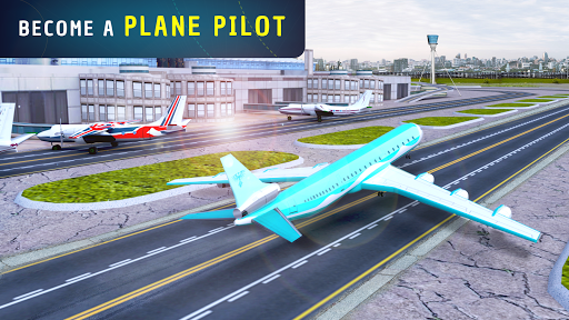 Airplane Driving Simulator 2020 - Image screenshot of android app