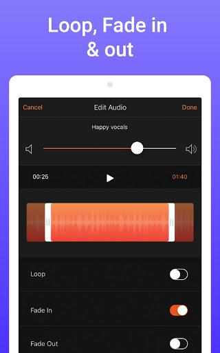 Add Music Audio To Video - عکس برنامه موبایلی اندروید