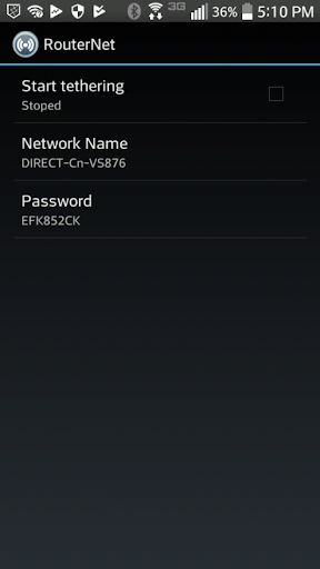 RouterNet - [root] Wifi tether - Image screenshot of android app
