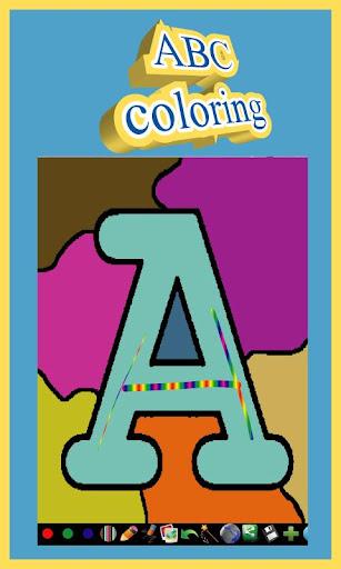 Coloring for Kids - ABC - عکس بازی موبایلی اندروید